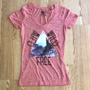 Wild and free V-Neck T-shirt from Zumiez